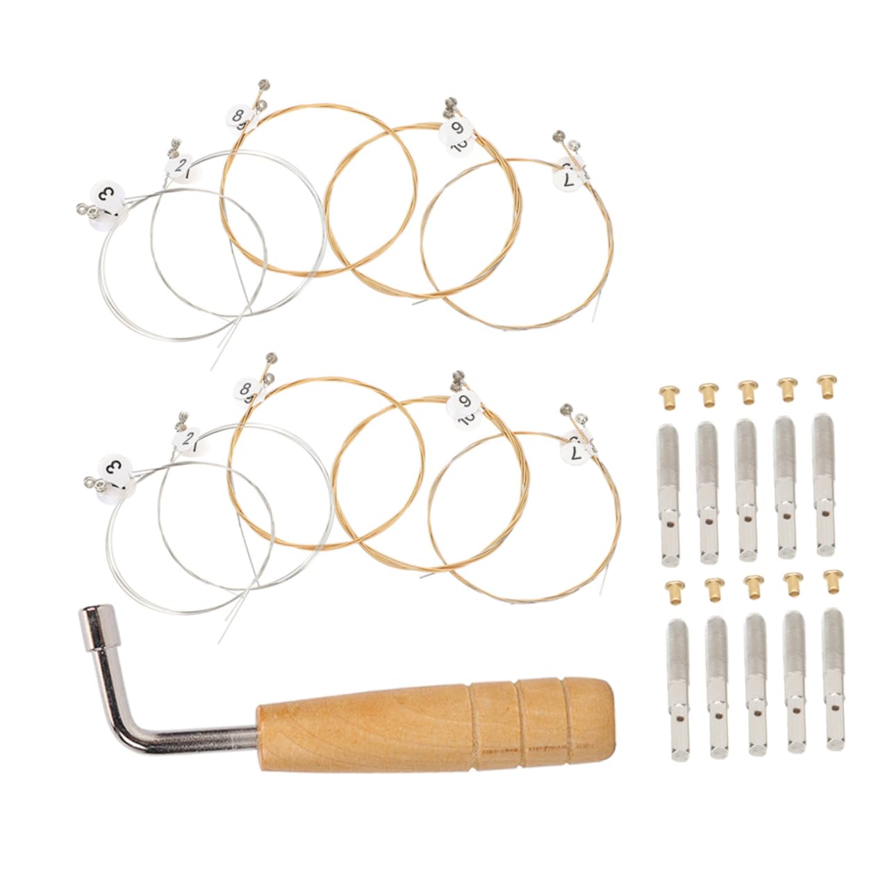 2 Pieces Clous De Fixation Lyre Harpe Instrument Musique À Ongles