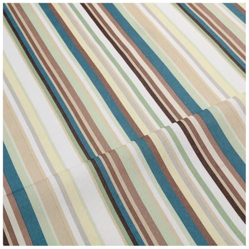 Tissu au mètre pour housses de canapé et coussins de jardin rayés