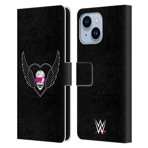 Protection WWE Bret Hart Étui Cuir iPhone 14 Plus Coque Rabat Antichoc
