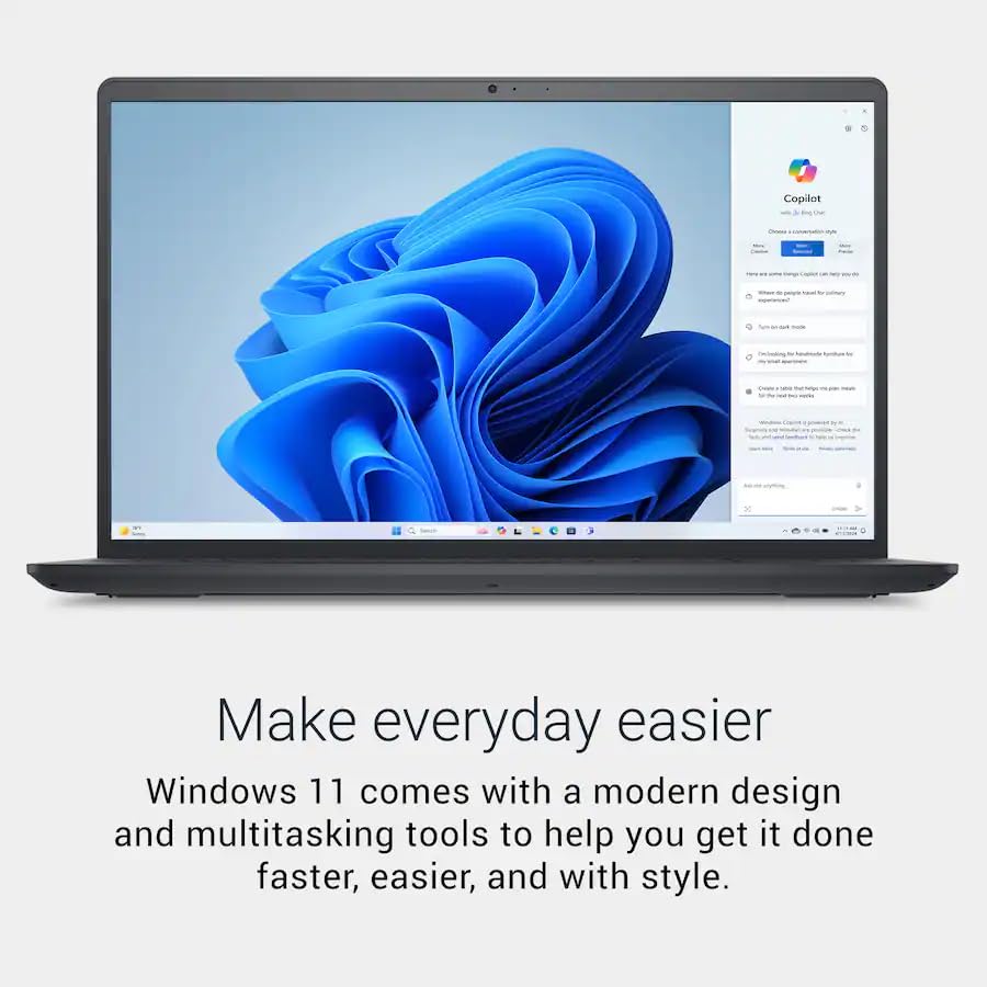 Image of Dell 15 Business Laptop, 15.6 inch FHD Touchscreen Anti-Glare Display, Intel 10-Core i7-1355U, Intel UHD Graphics, Wi-Fi 6, Win 11 Pro, Copilot AI, w /Accessories, 64GB DDR4, 4TB SSD