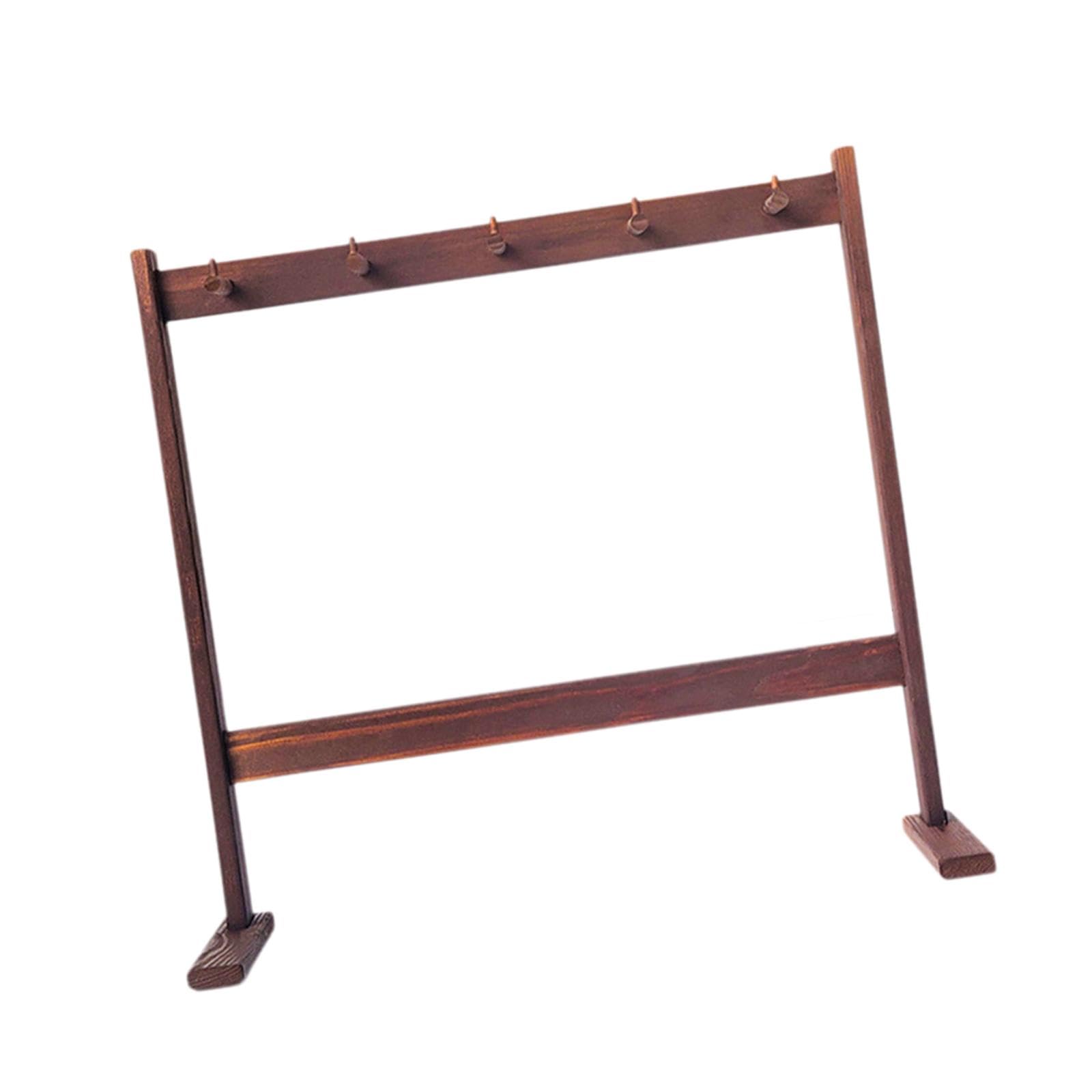 kowaku Soporte de Carillón de Viento, Estructura de Madera, para Gong, Uso en Meditación Y Exhibición, Grande