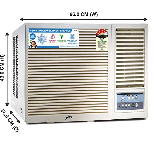 Image of Godrej 1.5 Ton 4 Star Window AC (Copper AC 1.5T GWC 18UTC4-WTA Window White)