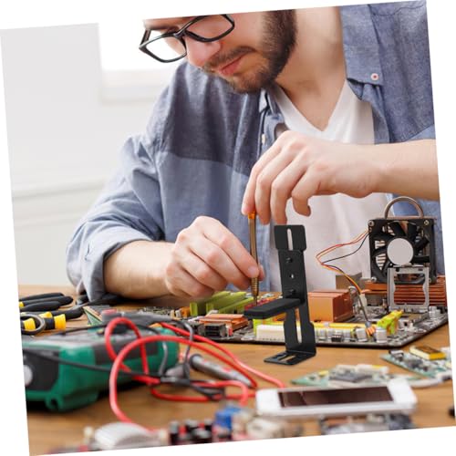 POPETPOP 2piezas Soporte De Gpu para Tarjetas Gráficas Previene El Sagging y Optimiza El Flujo De Aire Compatible Cajas De Pc y Ventiladores Negro - imagen 5