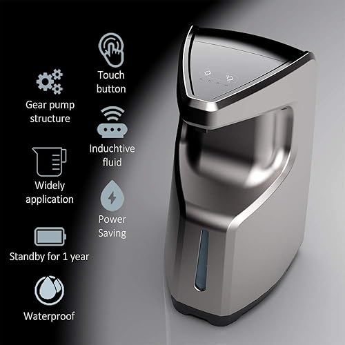 Miniatura 2 de Dispensador automático de jabón, dispensador de jabón sin contacto, dispensador de desinfectante de manos, volumen dispensador de dosificación