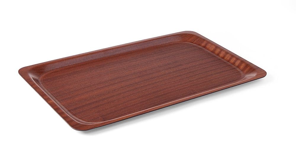 HENDI Bandeja de servicio con diseño de madera - 430x610 mm