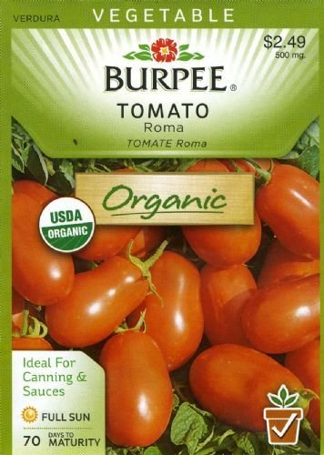 Burpee Roma Amazon.com: Burpee Tomato Roma Organic Seed : Patio, Lawn & Garden