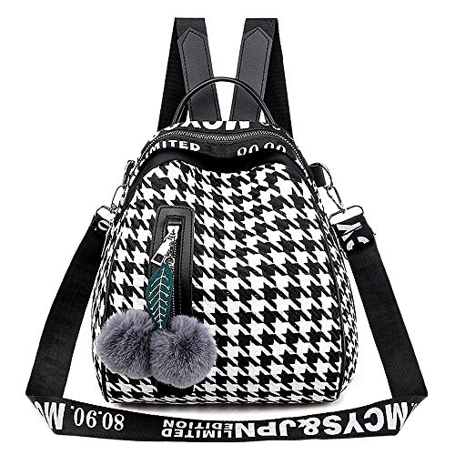 HALOVIE Bolso Mochila Mujer Casual Pequeña Antirrobo Bandolera Señoras Monedero Tela