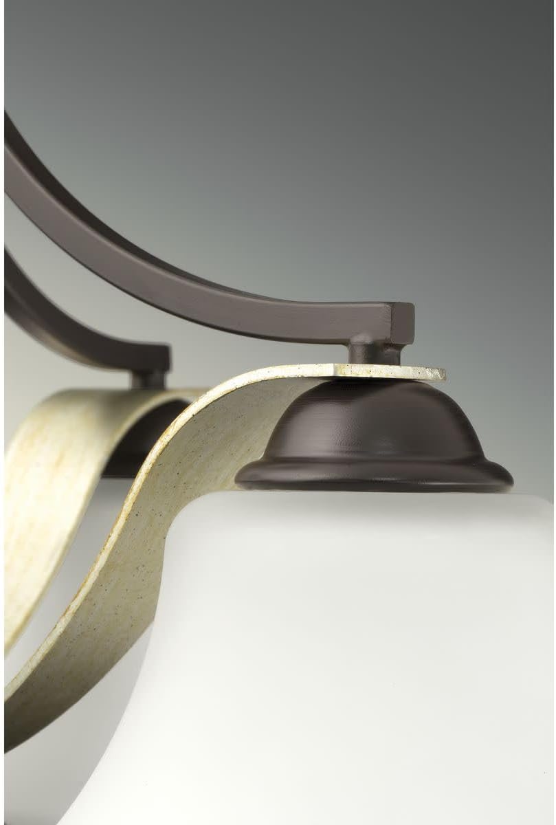 Progress Lighting P350035-104 Noma Two-Light Flush Mount, Brushed Nickel