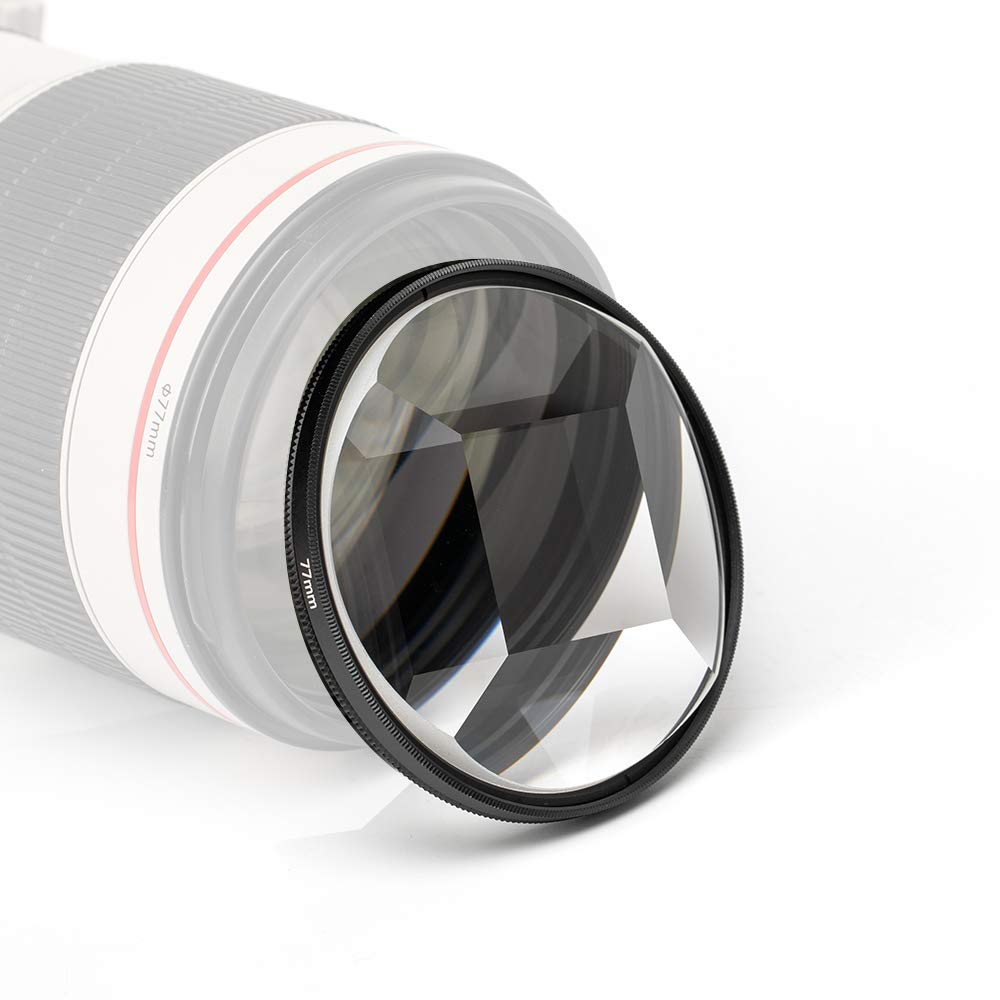 Portabl Camera Filter 72 77 82mm Photography FX Camera Filter Accessories Repeat Multiple Colorful I