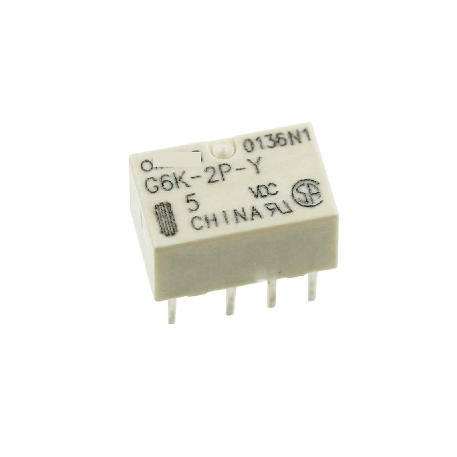 Relé G6K-2P-Y-5VDC de 8 pines con montaje para circuitos electrónicos de precisión 7