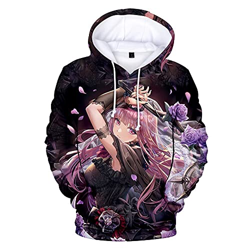 VTuber Mori Calliope 3D Print Fashion Fall Winer Suit Hoodies Sportswear Hooded