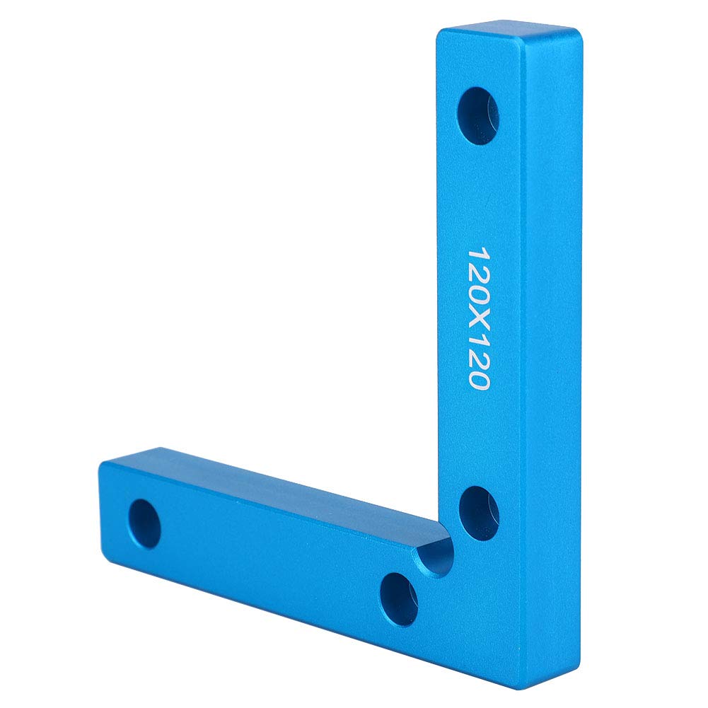 Wooden Ruler, Corner Clamps 2pcs Aluminum 90 Degree Positioning Square 120x120mm L Shape Corner Clamp Corner Clamps For Woodworking For Cabinets, Picture Frame