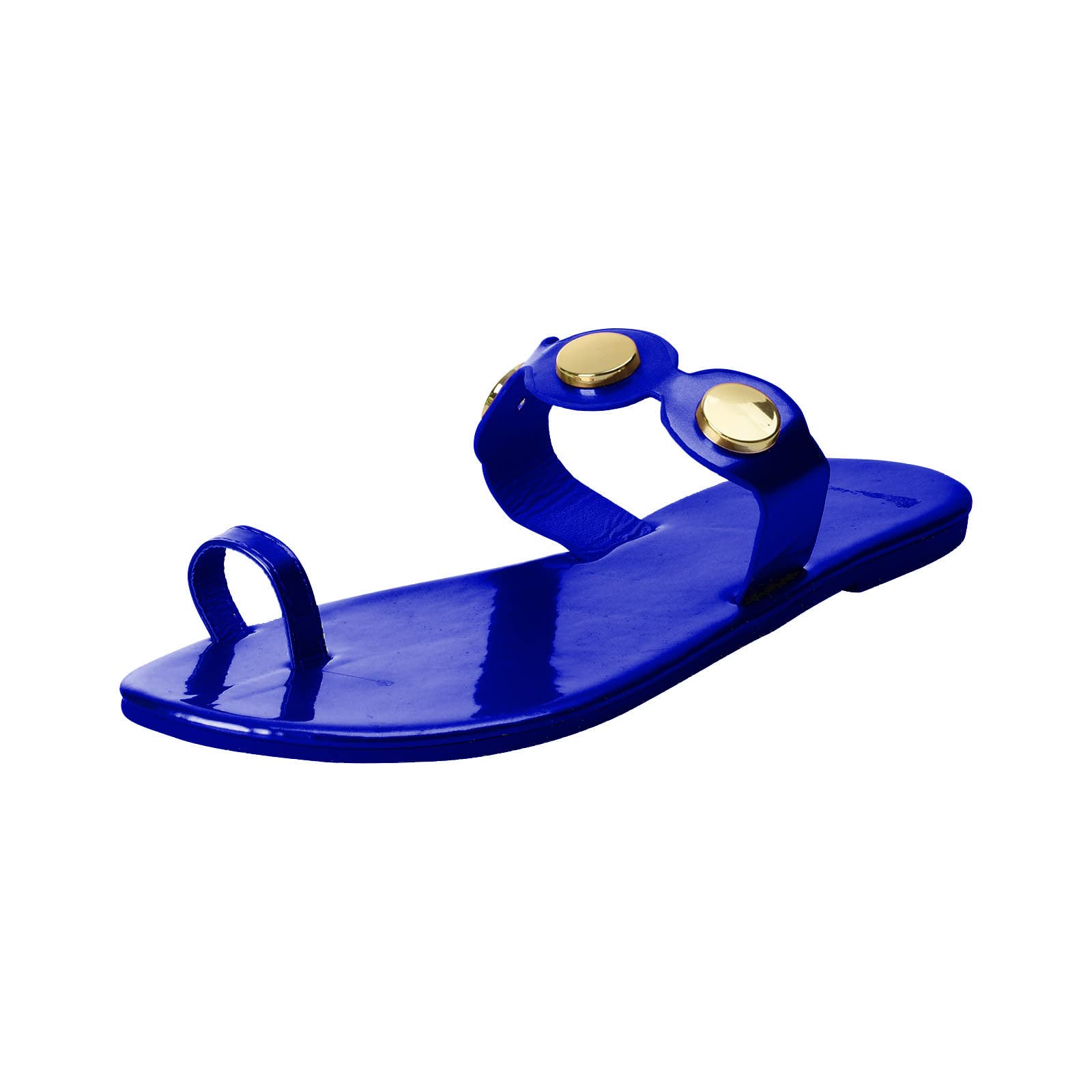 kakina CMSX Sandals for Women Dressy Summer Flat Flip Flops Slippers Sandals Metal Design Low Heel Sandals Open Toe Beach Thong Sandals Indoor Outdoor Shoes