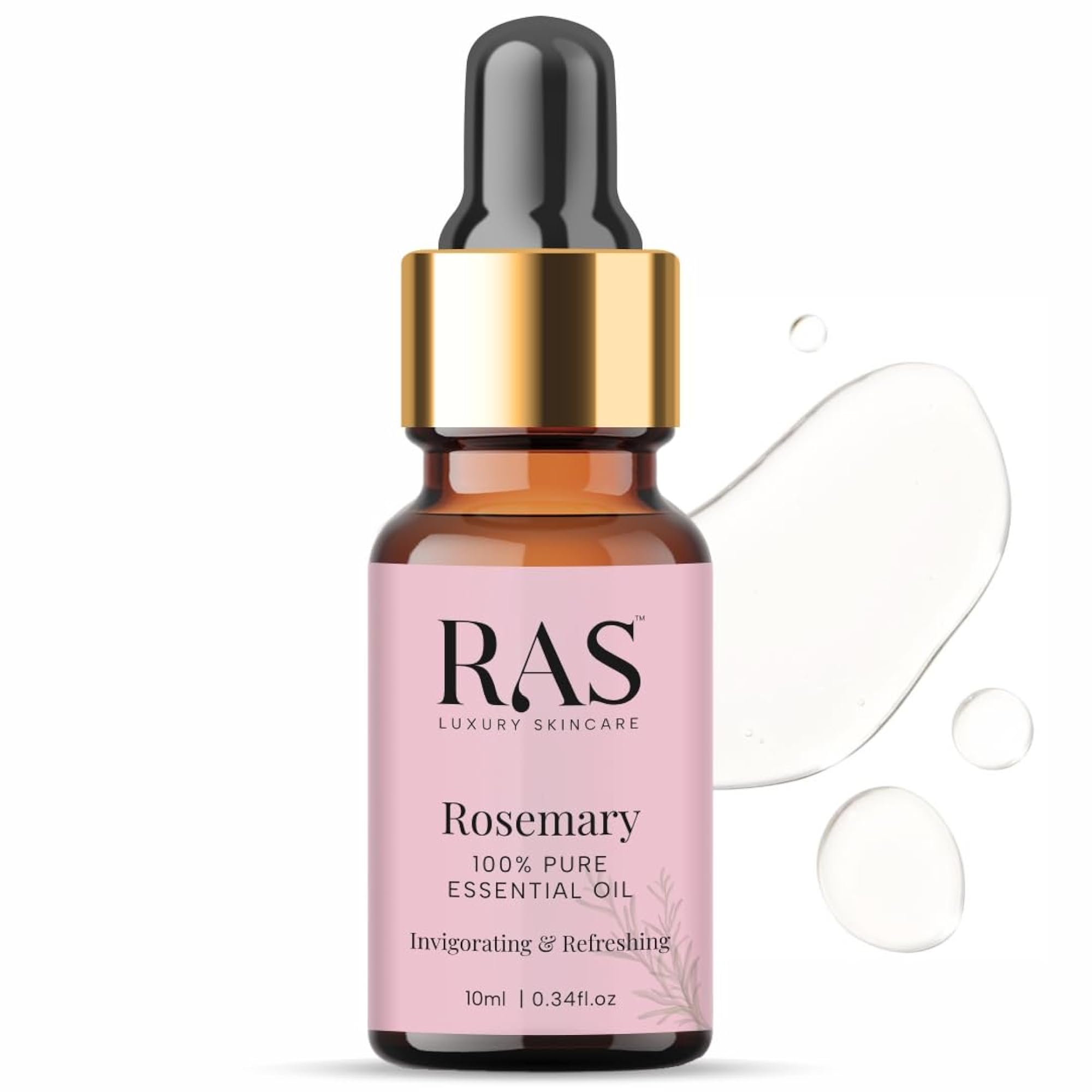 RAS Luxury Oils Pure Essential Oil Organic Therapeutic Grade