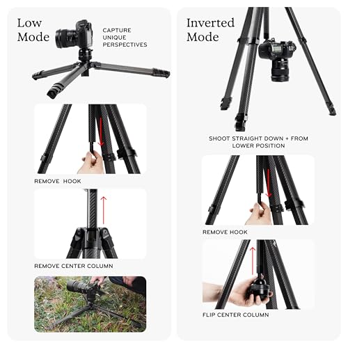 Image of Peak Design Pro Tripod, Compact Professional Photo and Video Camera Tripod, 40lb Capacity, Quick Setup, Pro-Level Stability, Ergonomic Ball Head, Integrated Fluid Panning