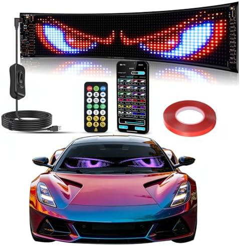 dalattin Devil Eyes Light for Windshield, 23.42"x4.72" High-Brigh...