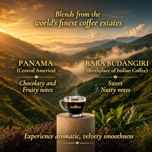 Image of SUNBEAN Panagiri Gourmet Coffee Capsules Box | Intensity - 8 | Nespresso Compatible | Single Serve | Medium Roast | Pack of 40