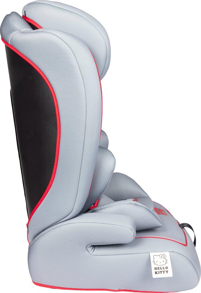 Asiento de coche Hello Kitty iSize R129 de 76 a 150 cm con protección lateral, reposacabezas ajustable y mayor comodidad para niños de 15 a 36 kg