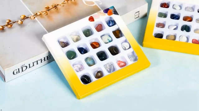Amazon | ルナリ 鉱石 20個セット 天然石 ジェムストーン 標本