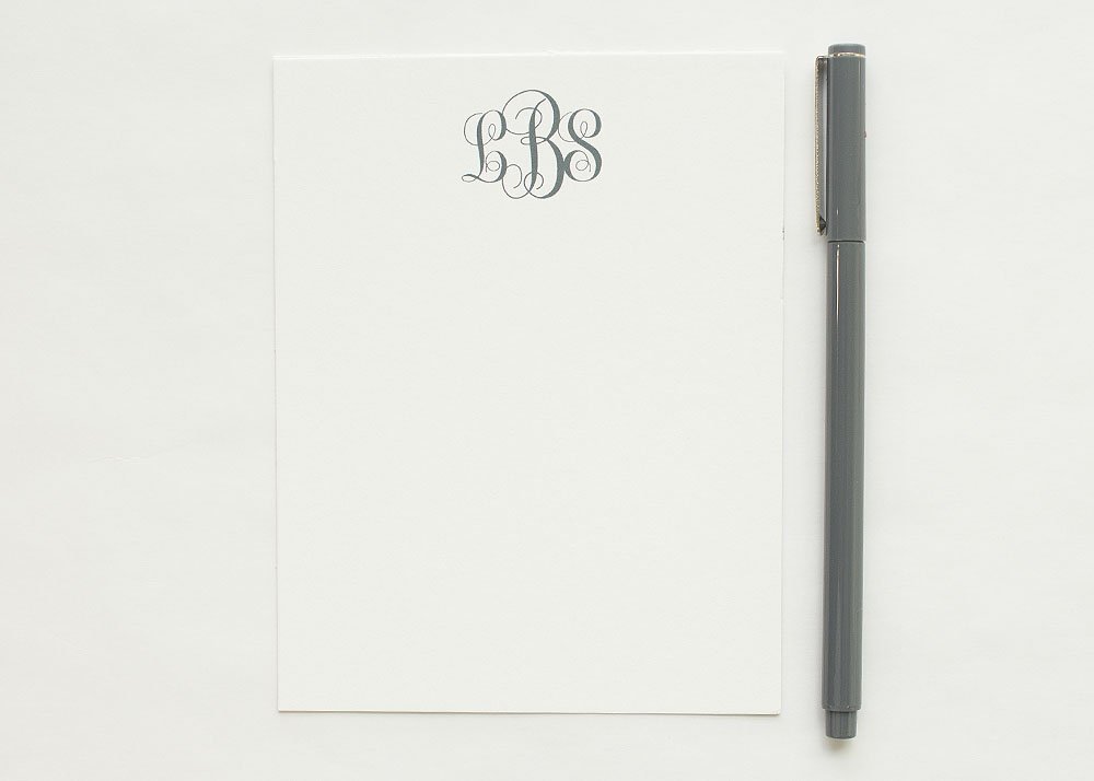 Personalized Stationery Set of 10 / Traditional