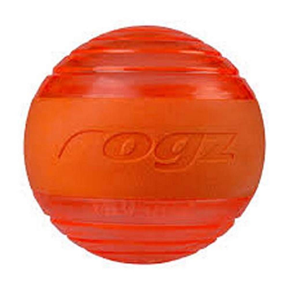 Rogz Rogz Yotz Squeekz - Squeaky Dog Ball Toy 640mm Orange