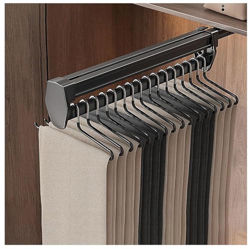 Hosenhalter Für Kleiderschrank Ausziehbare Kleiderstange Herausziehen Der Kleiderbügel, Schrank Organizer Kleiderschrank Ausziehbarer Schrank Organizer Teleskop Garderobe 57cm Hosenhalter Für Kleiderschrank Ausziehbare Kleiderstange Herausziehen Der Kleiderbügel, Schrank Organizer Kleiderschrank Ausziehbarer Schrank Organizer Teleskop Garderobe 57cm