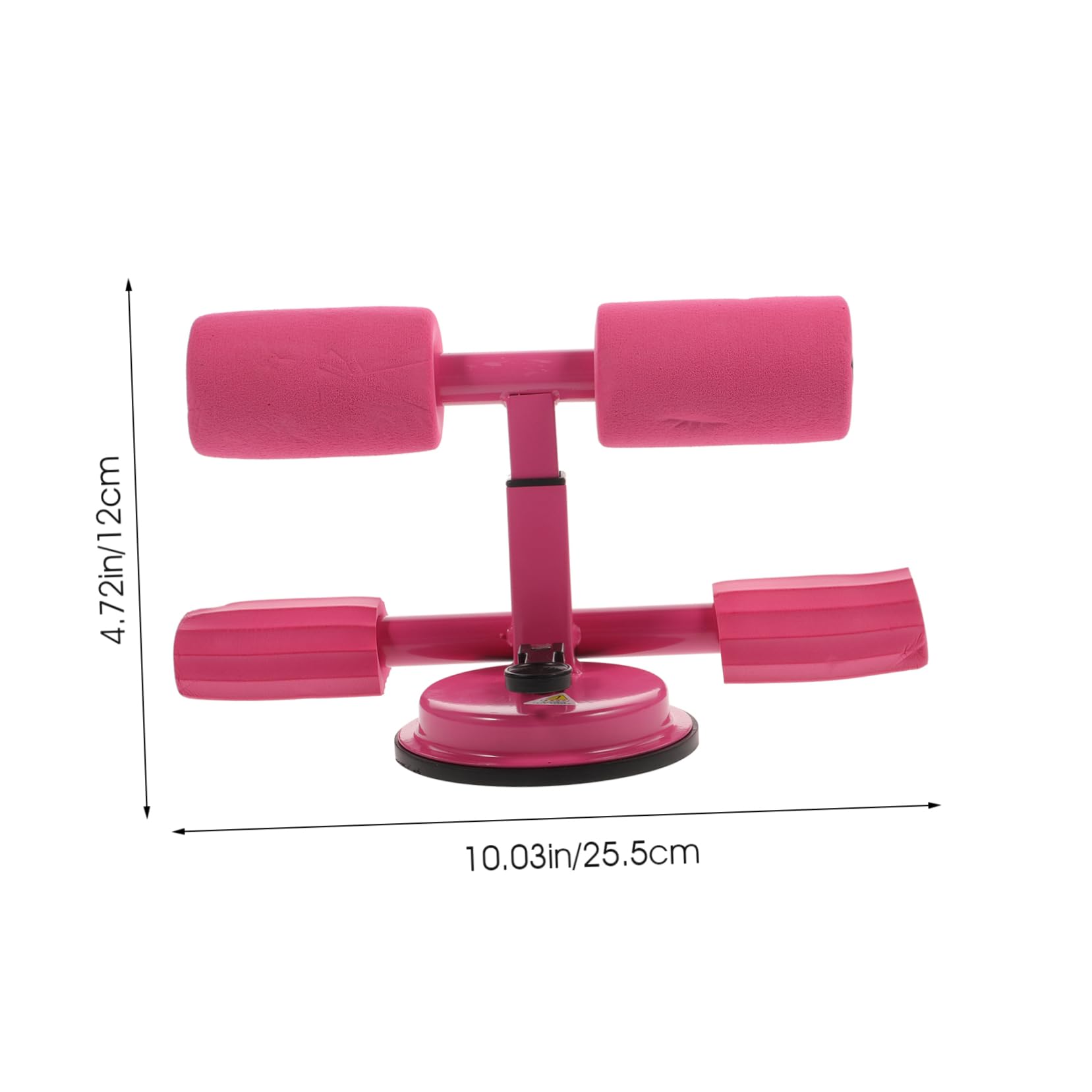 KICHOUSE Double Bar Sit-up Aid Device Home Exercise Equipment Suction Cup Abdominal Trainer for Sports Random Color