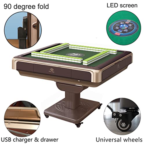 Mesa automática plegable de mahjong ultra delgada con ruedas miniatura 5