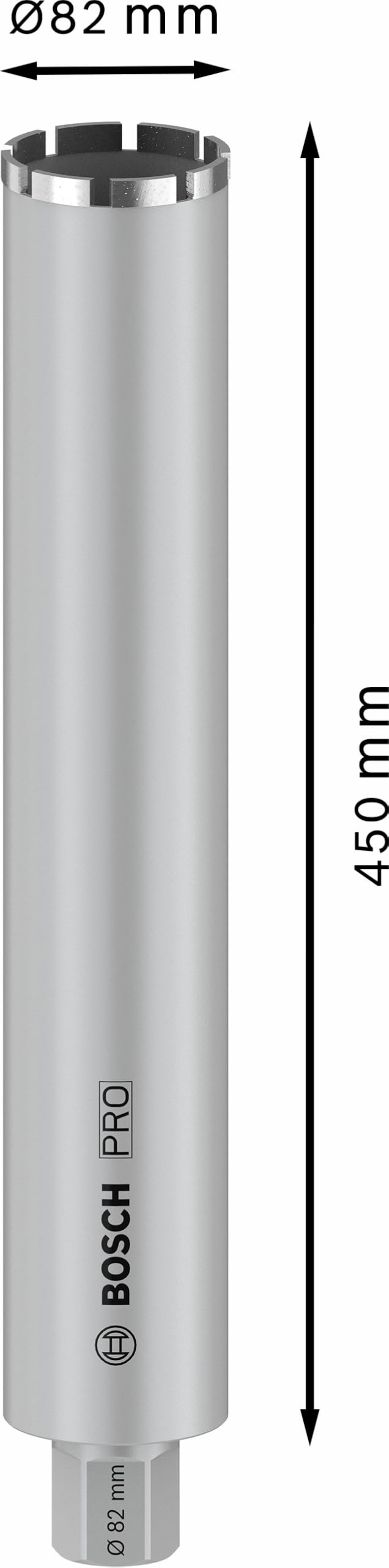Bosch Accesorios Bosch Professional Corona de diamante para Taladro Cóncavo (1, 1/4")