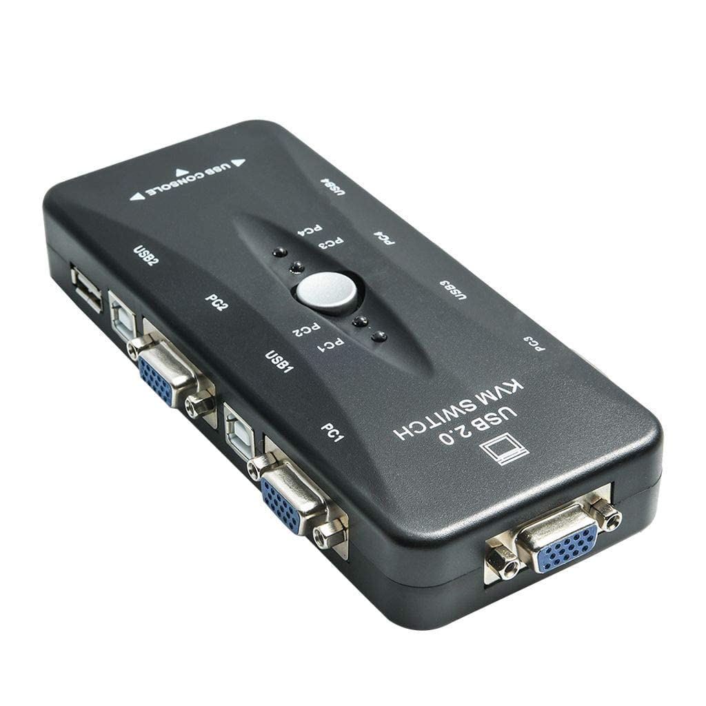 See full amazon price history chart for ANGEL E-COMMERCE® 4 Port USB 2.0 KVM Switch Box With 4 KVM Cables to Control up to 4 Computers for Computer Sharing Video Mouse Keyboard Monitor ANGEL E-COMMERCE® 4 Port USB 2.0 KVM Switch Box With 4 KVM Cables to Control up to 4 Computers for Computer Sharing Video Mouse Keyboard Monitor (B0BFLLHH8G) Amazon Price History, Amazon Price Tracker