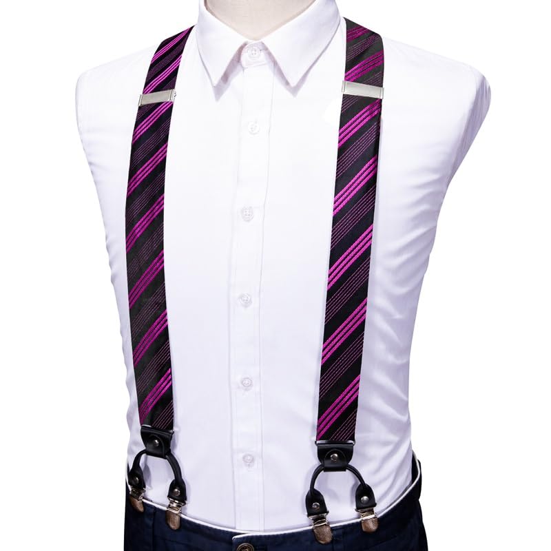 Set de Tirantes y Corbatín de Seda para Hombre miniatura 5