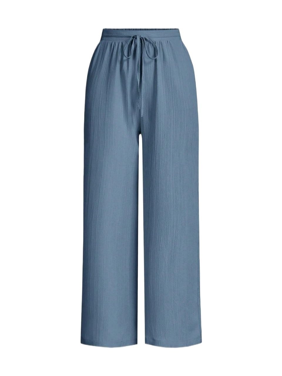 Womens Fall 3packs Summer Waist-Tie Wide Leg Loose Casual Pants Trousers Multicolor