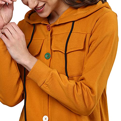Image of Campus Sutra Cotton Women Crew Neck Sweatshirt