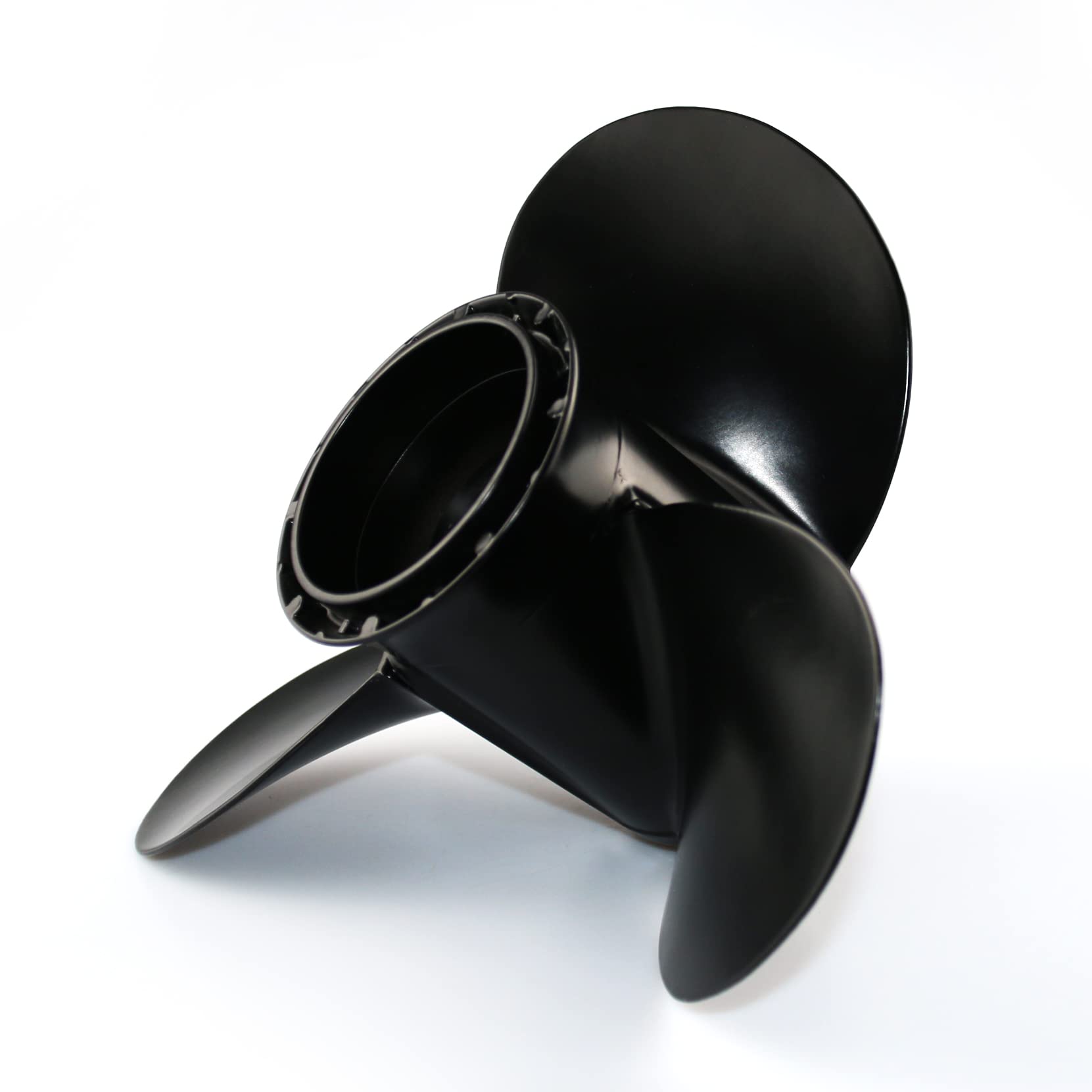 CAPTAINOutboard Propeller fit Johnson,Evinrude,BRP,E-Tec 15-35 HP Engines, 14 Spline Tooth Board Prop, OEM RH Aluminum Propellers for 15 20 25 30 35 HP Outboard