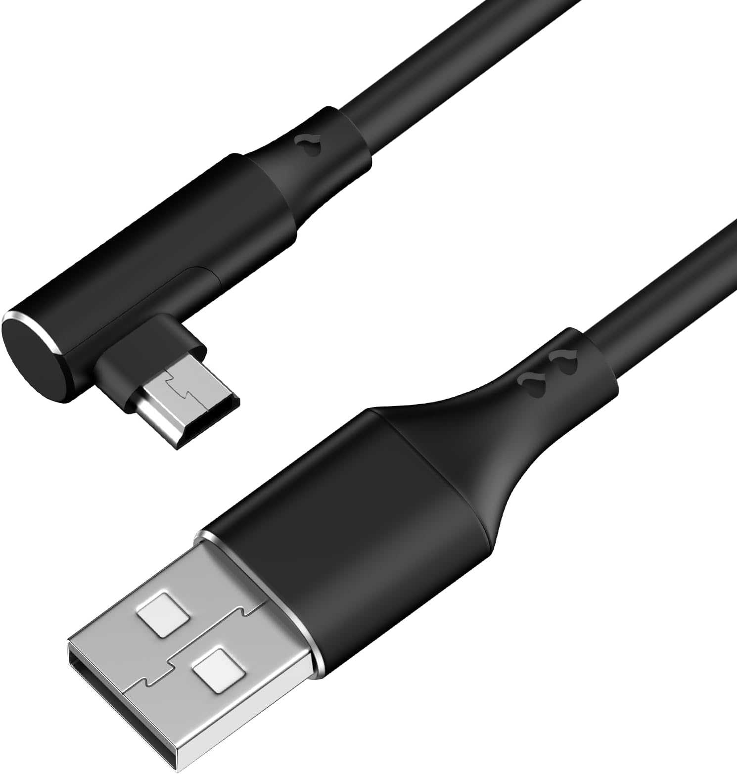 Charging Extension Cable For Dash Cam, USB 2.0 To Type-C, Mini Dash Cam Charging Power Cord, For GPS, Rearview Mirror Camera, Reverse Camera 90 Degree Bend Charging Adapter Cable (11.5FT-Mini)