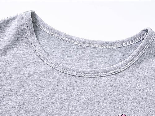 Tebbis Little & Big Girls Striped & Cat Pajama Set - Soft Modal Fiber 2-Piece Summer PJ’s in Sizes 6-182