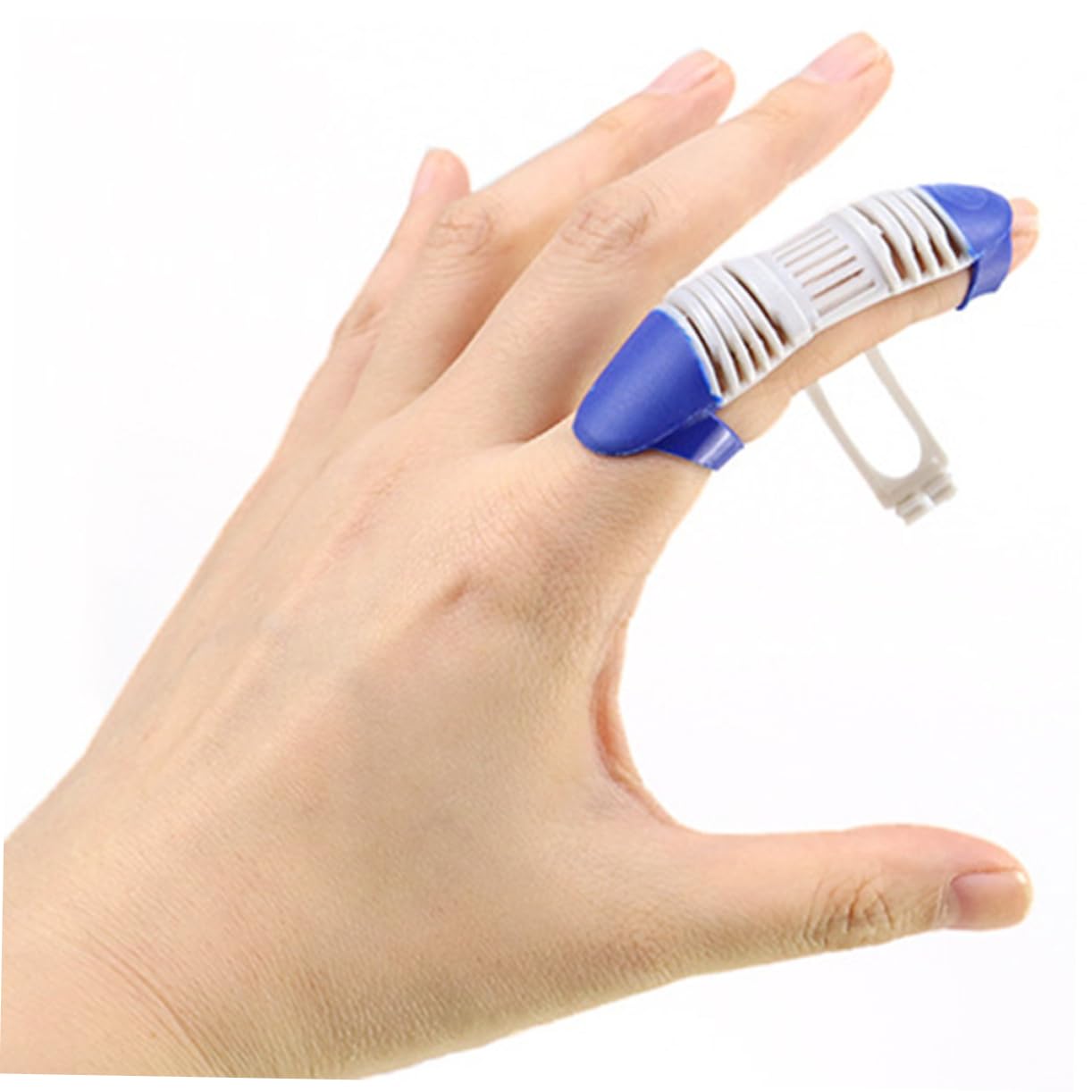 FRCOLOR 2pcs Finger Protector Cactus Decor Rotating Bottle Brush Finger Support Childrens Stickers Finger Cots Basket Row Threaded Headset Finger Sleeves Thumb Brace Sports Sleeves