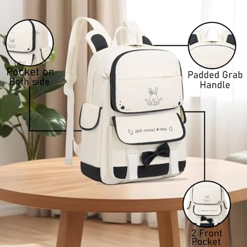 Image of Tinttot 30 Litre, Japanese Korean Style Capybara Niche College Students Light weight School bag Women's Travel Backpack