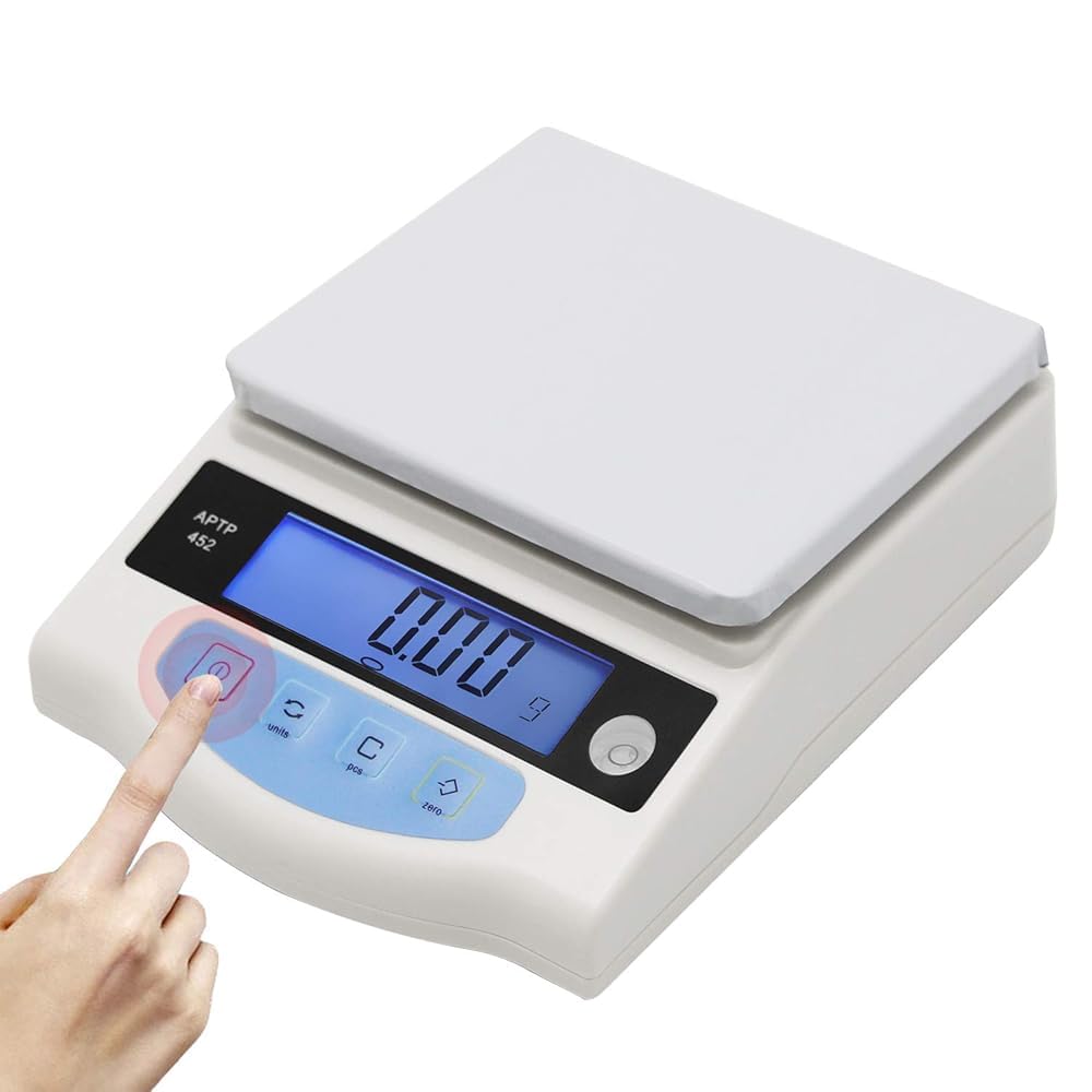 KGLHJDY High Precision Analytical Balance Digital Electronic Balance Weighing Precision Scale Gold Scale Laboratory Weighing and Counting Scale CE 0.01g (2000g, 0.01g)