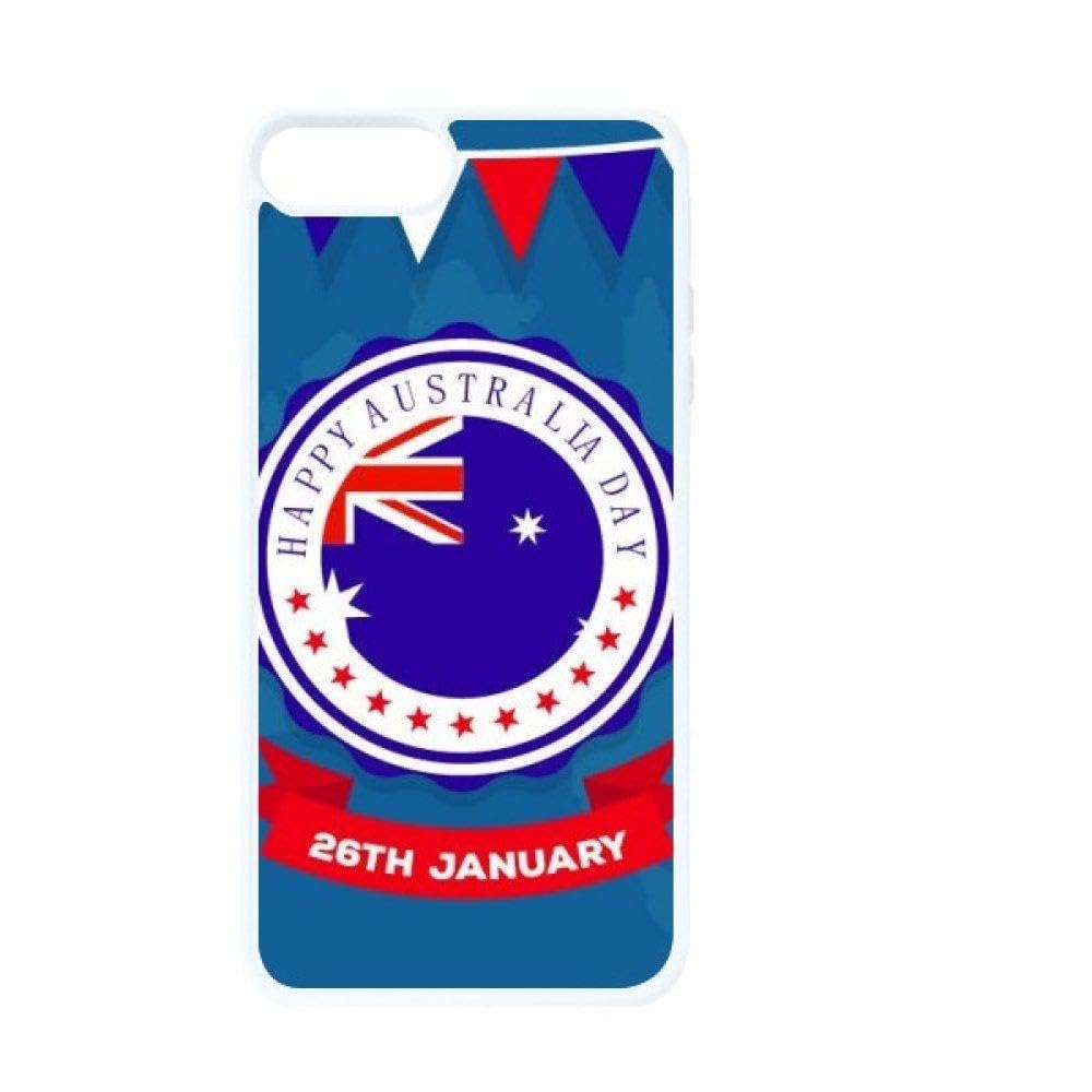 Coque iPhone SE 2 Apple 7 8 drapeau australien blanc antichoc mince - 4