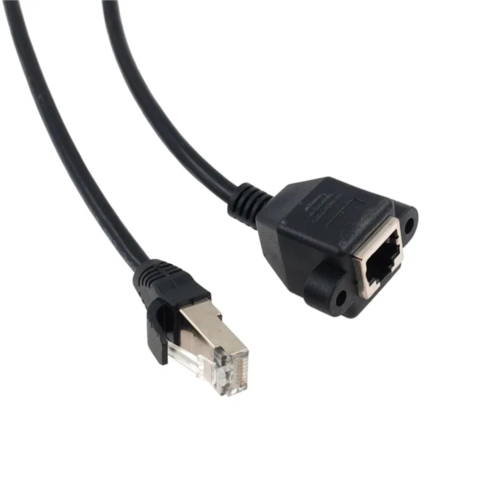 Cable RJ45 acodado que soluciona la falta de espacio con extensión para panel, 1.5m 8