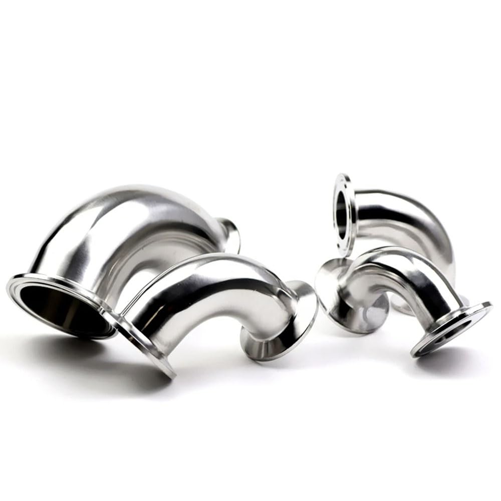 Accesorio de tubería de codo de 90 grados de acero inoxidable 304 for la industria alimentaria, 1 unidad(19mmx25.4)