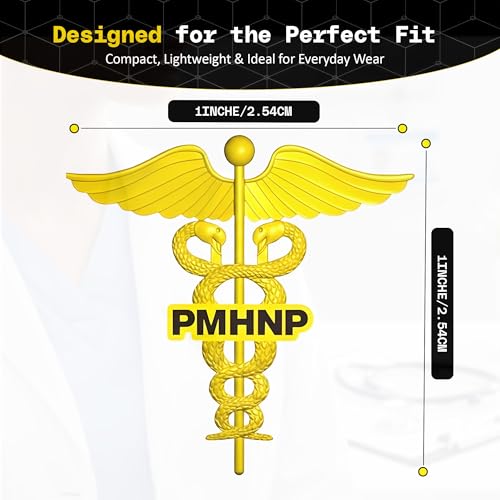 Image of Premium PMHNP Pin Psychiatric Nurse Practitioner Gift - 1 inch x 1 inch Size Nursing Graduation, Pinning Ceremony, Mental health provider, Psych NP