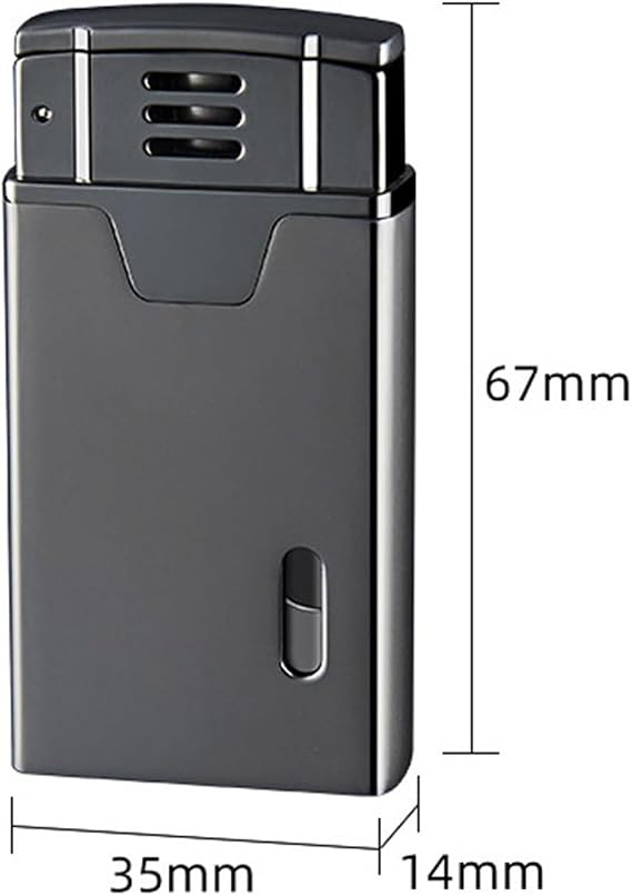 Kerosene lighter, multiple ignition methods, kerosene soft flame lighter metal portable lighter, transparent air chamber LED blue light, refillable, suitable for kitchen, barbecue candle, camping gift