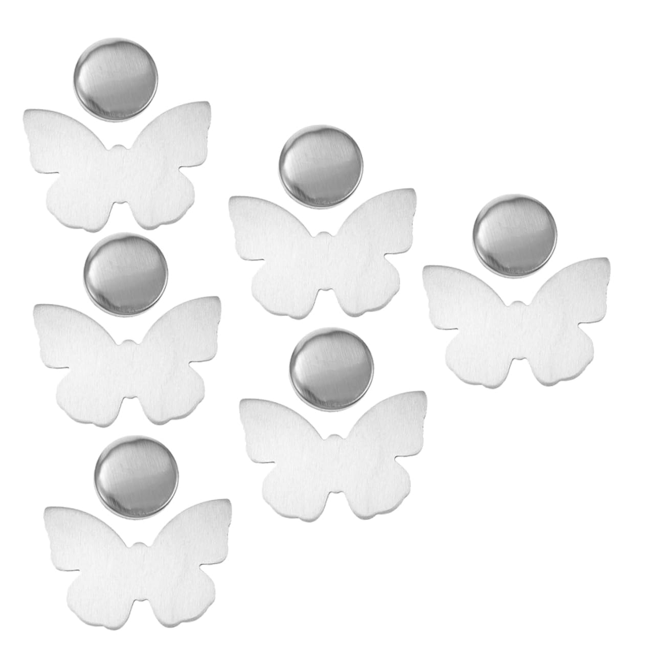 Zerodeko Pesi per Tovaglia a Farfalla in Acciaio Inossidabile 6 Pezzi Fermatovaglia Magnetici Decorativi per Tovaglie Antivento Adatti a Banchetti e Buffet