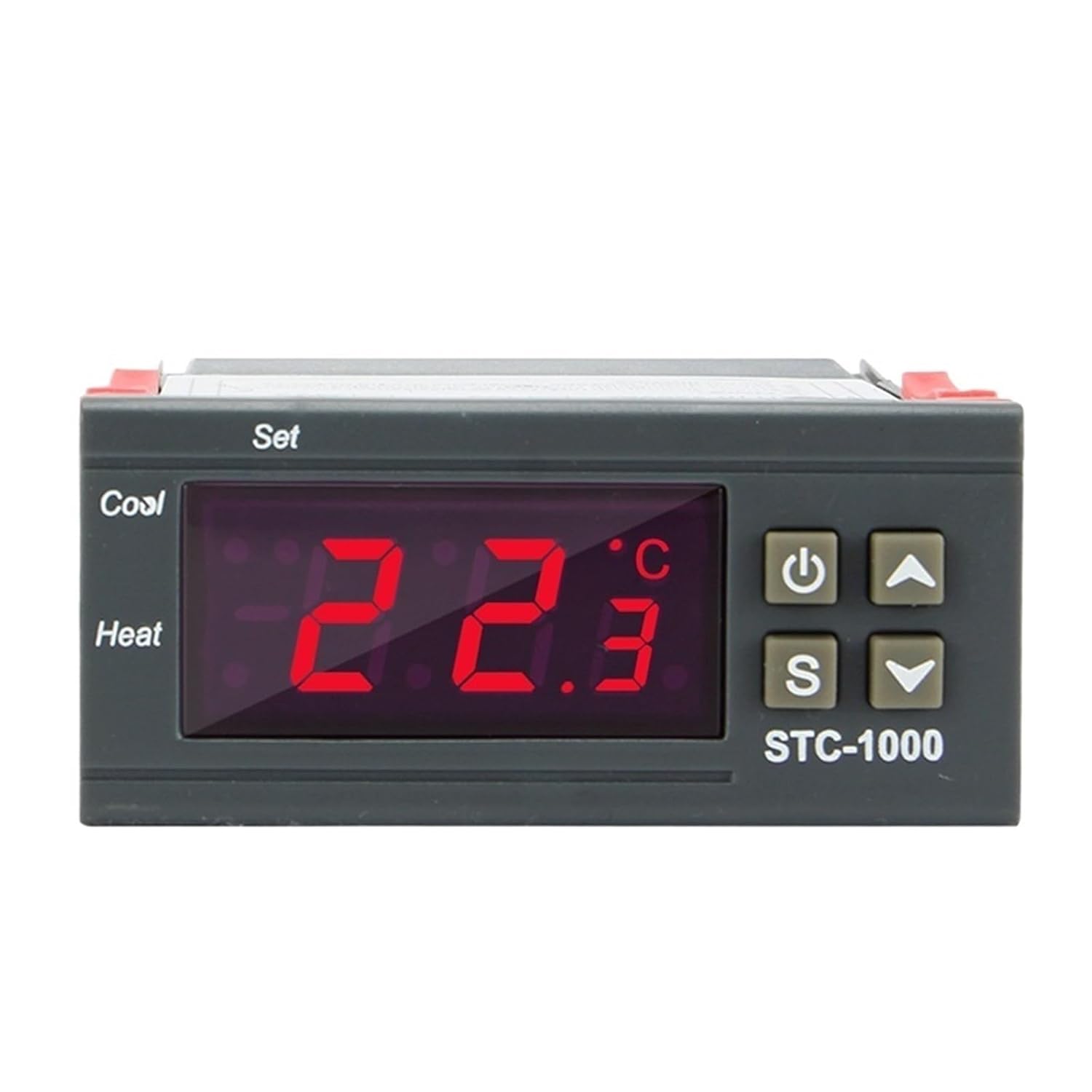 12V 24V 220V Digital Temperature Controller for Incubator Relay LED 10A Heating Cooling Thermoregulator Thermostat(24V)