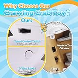 Veopoko Crawling Crab Toy, Baby Sensory Toys 0 6 Months Gifts for 1 2 3 4 Year Olds Girls Baby Toys 6 To 12 Months 1 2 3 4 Year Old Boy Toys Montessori Toys for Babies 6-12 Months Kids Toys Age 1-4 - Image 2