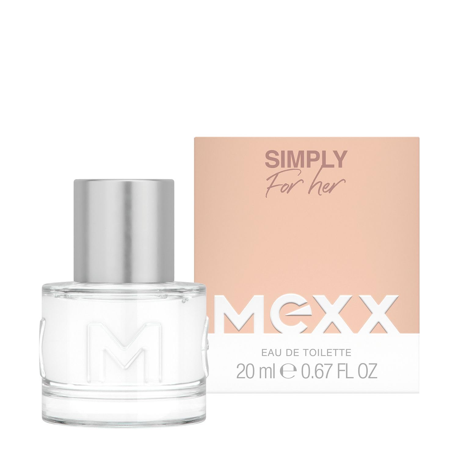 Mexx Simply Woda Toaletowa dla Kobiet o Kwiatowo-Owocowym Zapachu i Wegańskiej Formule, 40 ml