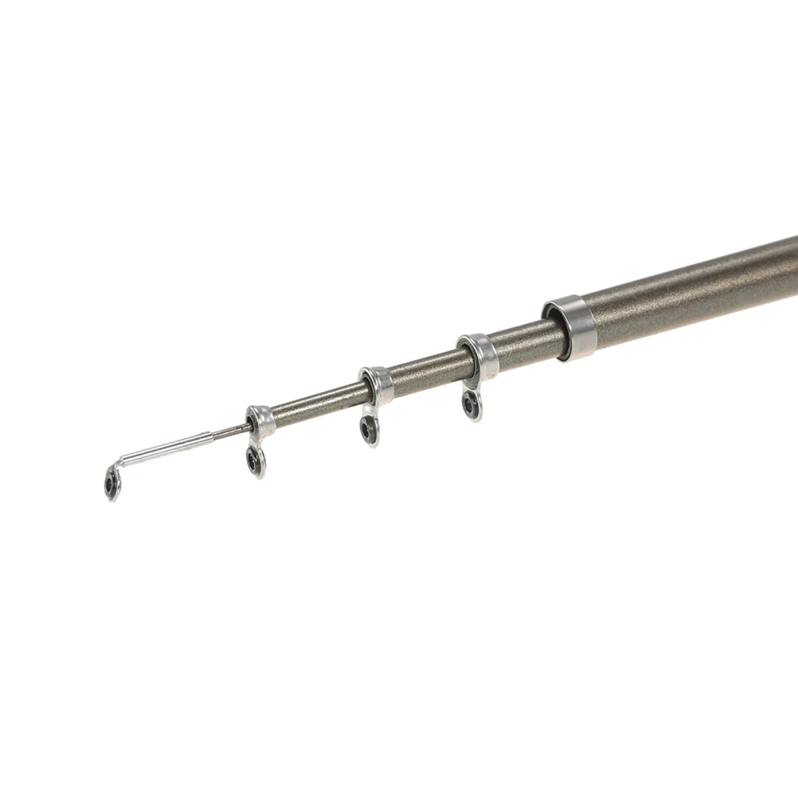 Télescopique canne à pêche kit avec moulinet en alliage d'aluminium portable