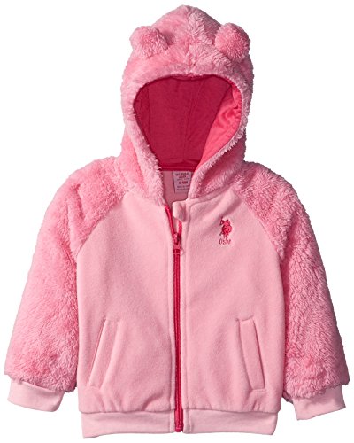 US Polo Association Outerwear Jacket (More Styles Available), UB16-Light Pink, 18M